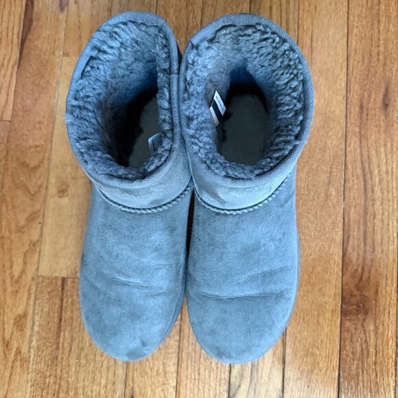 Ugg Classic Mini II Grey Size 11 Sheepskin Classic - Picture 1 of 5